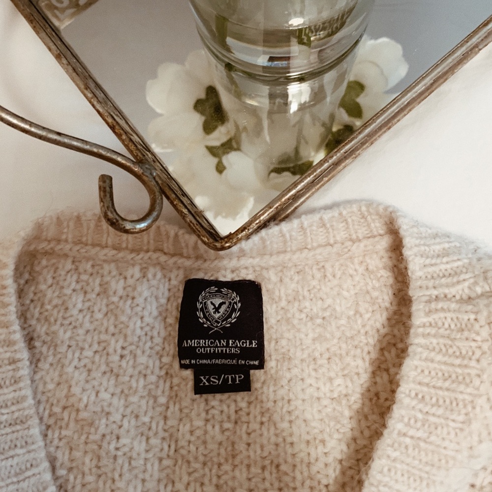 Cream Knit Sweater - Picture 2 of 2
